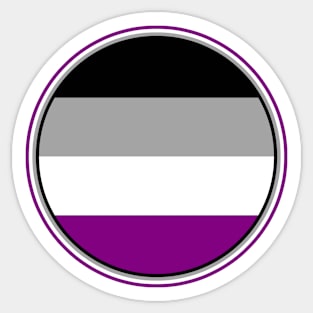 Ace Pride Circle Sticker
